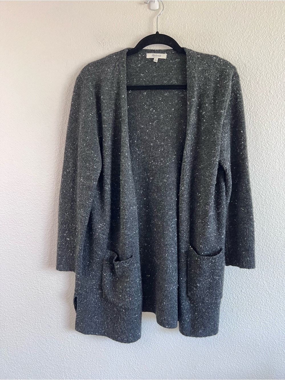 Madewell Women's Donegal Kent Cardigan in Coziest Yarn‎ Sweater Open Front